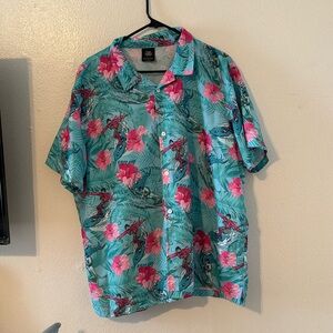 Batman Classic TV Series Button Down Hawaiian Shirt